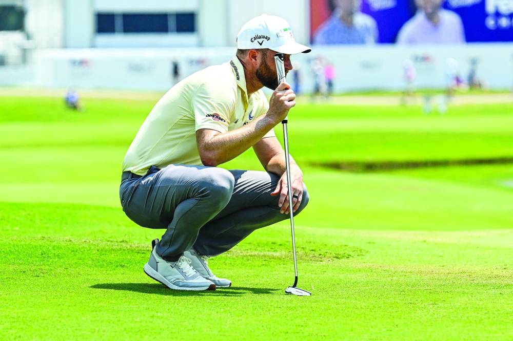 Chris Kirk lines up his put on 18 during the first round of the FedEx St Jude Championship golf tournament at TPC Southwind. (USA TODAY Sports) 