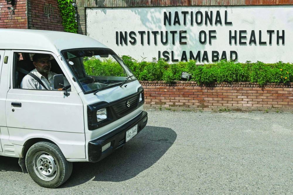 The National Institute of Health (NIH) in Islamabad, the research institute mainly responsible for biomedical and health related research. – AFP 