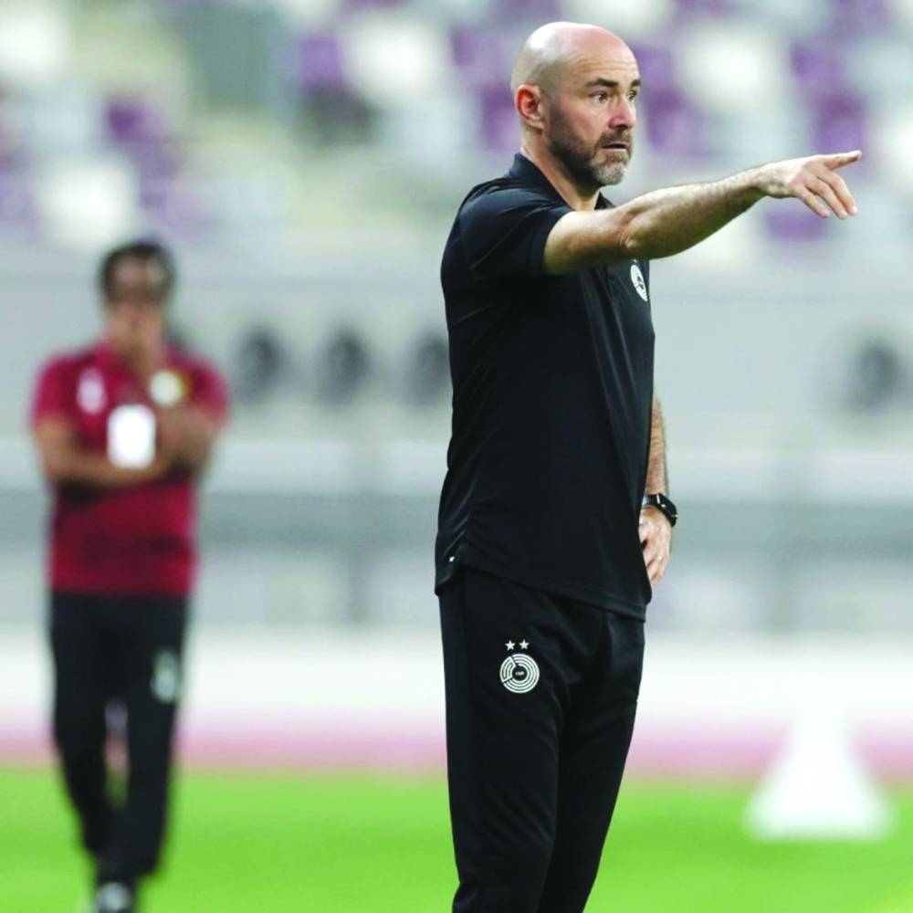Al Sadd head coach Felix Sanchez.