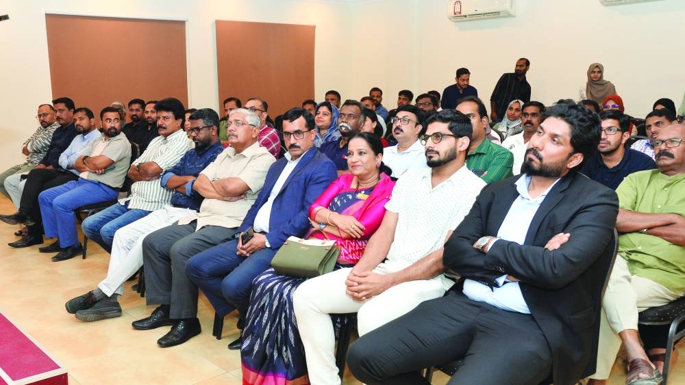 The gathering at Integrated Indian Community Centre Wednesday. PICTURE: Shaji Kayamkulam