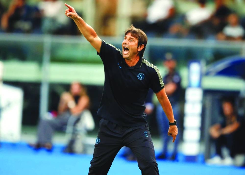 Napoli manager Antonio Conte