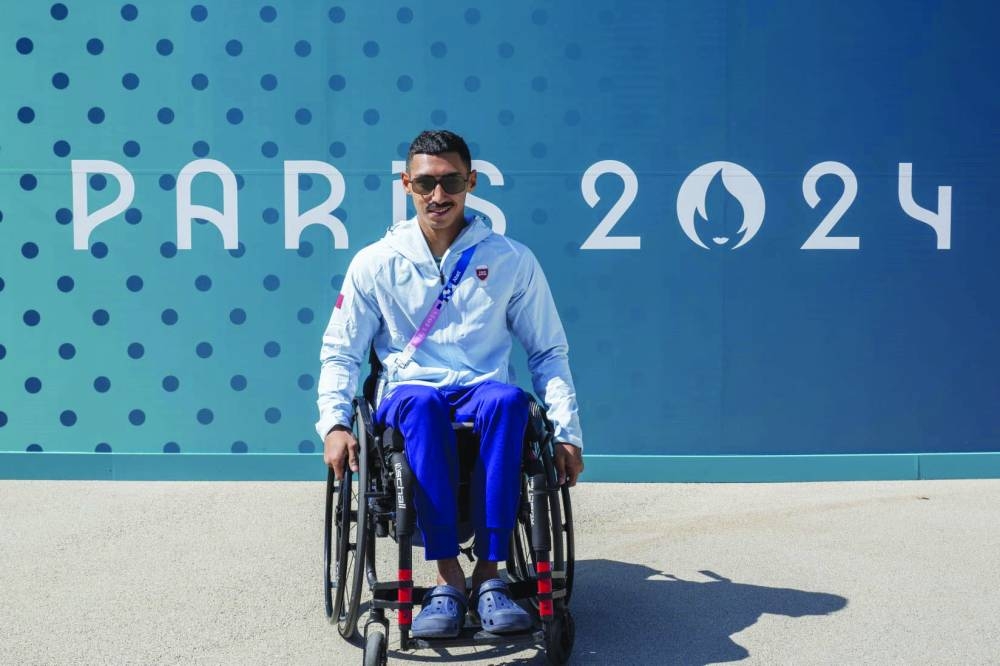 
Qatar’s Ali Arshad to start his medal hunt in the 100m wheelchair event today. He will also take part in the 800m wheelchair race starting on September 6. 