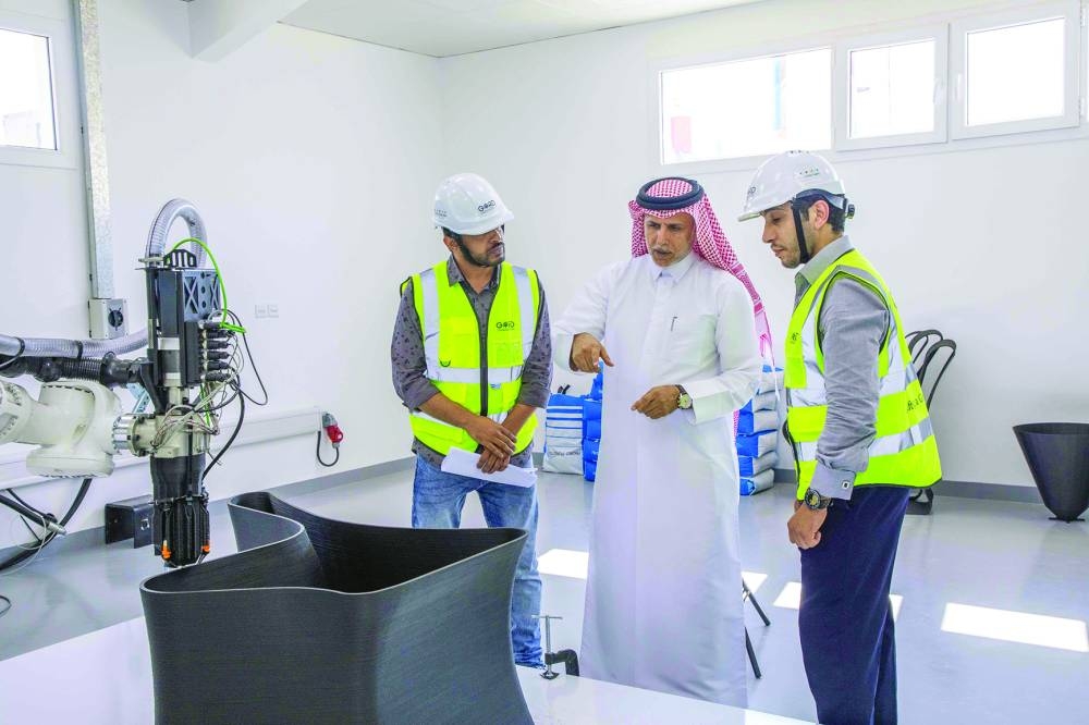 Dr Yousef Alhorr at the pilot plant