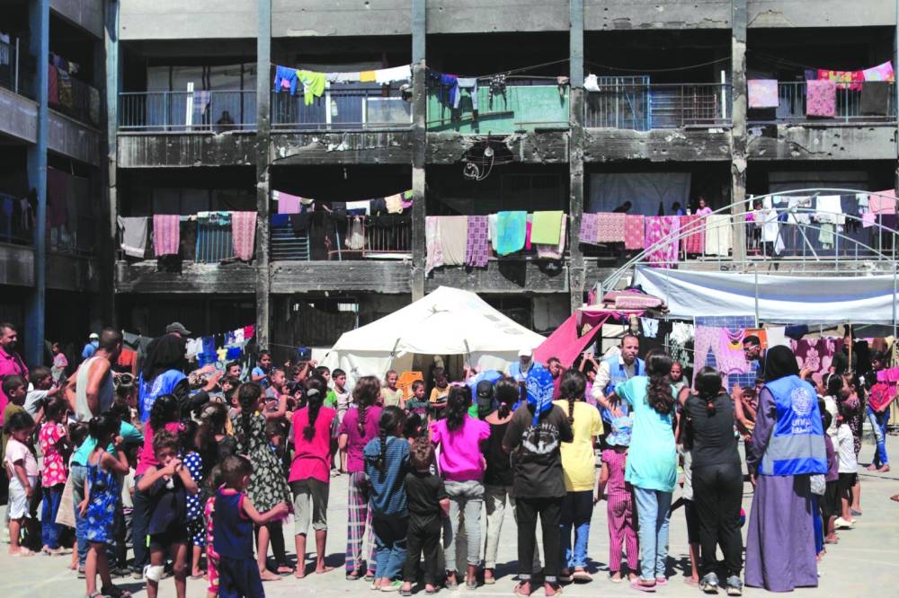 QFFD's aid to benefit a large number of  Palestinian refugees.