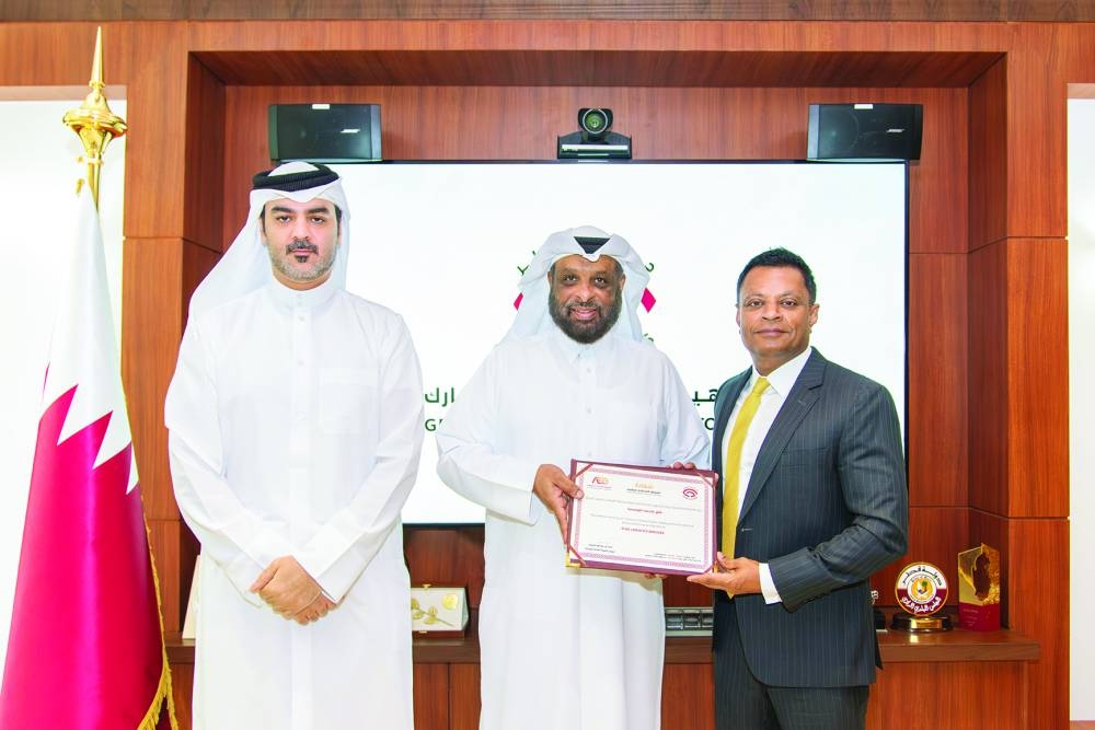 GWC has been honoured by the General Authority of Customs for adhering to ‘Authorised Economic Operator’ (AEO) standards in customs clearance and import and export services.
Ranjeev Menon, Group CEO, GWC received the honour certificate from a senior official of the General Authority of Customs.