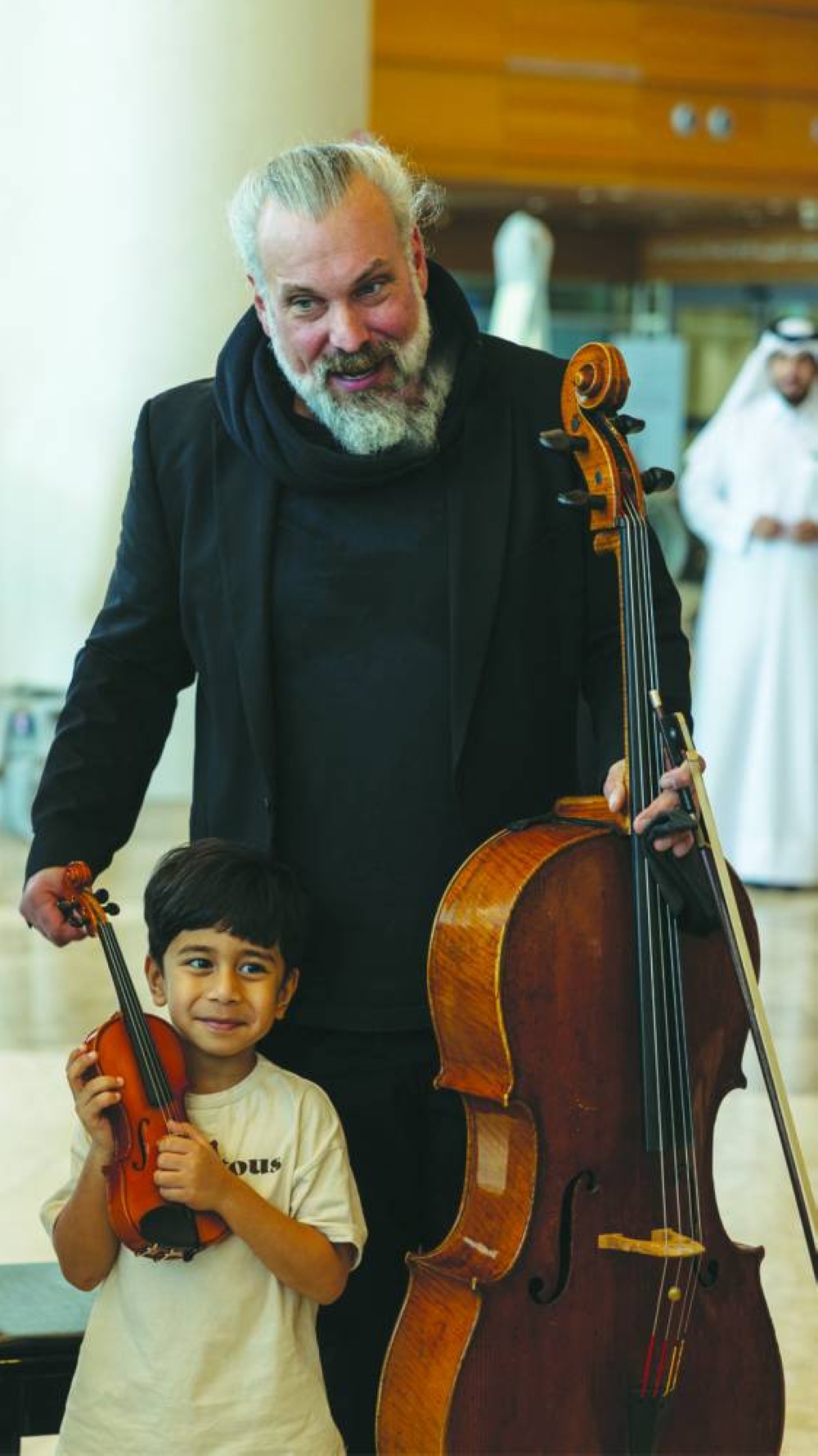 Qatar Philharmonic Orchestra at Sidra Medicine.