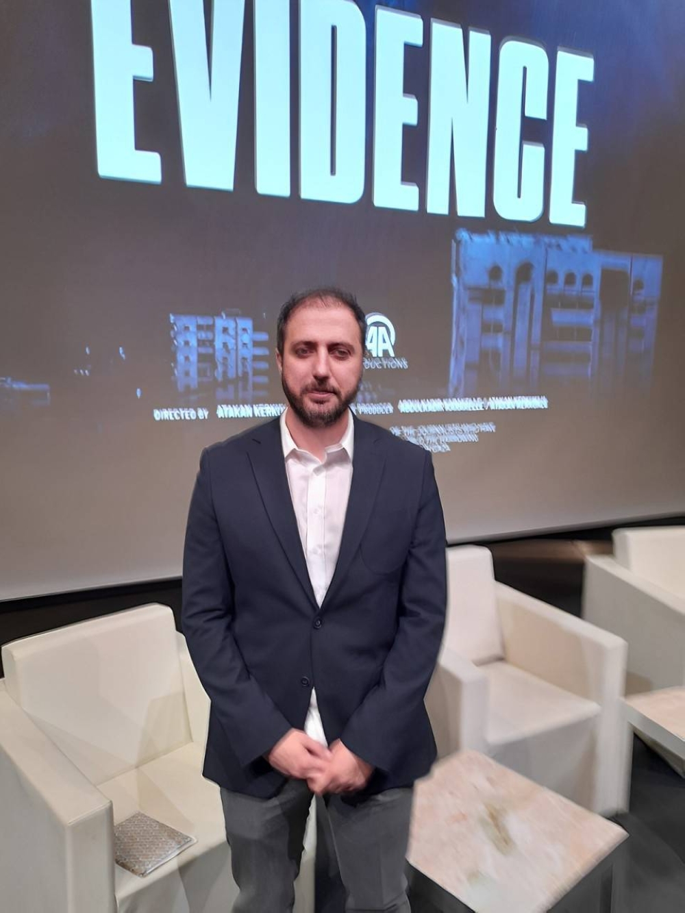 Abdel-Qader Karakel, the director of The Evidence