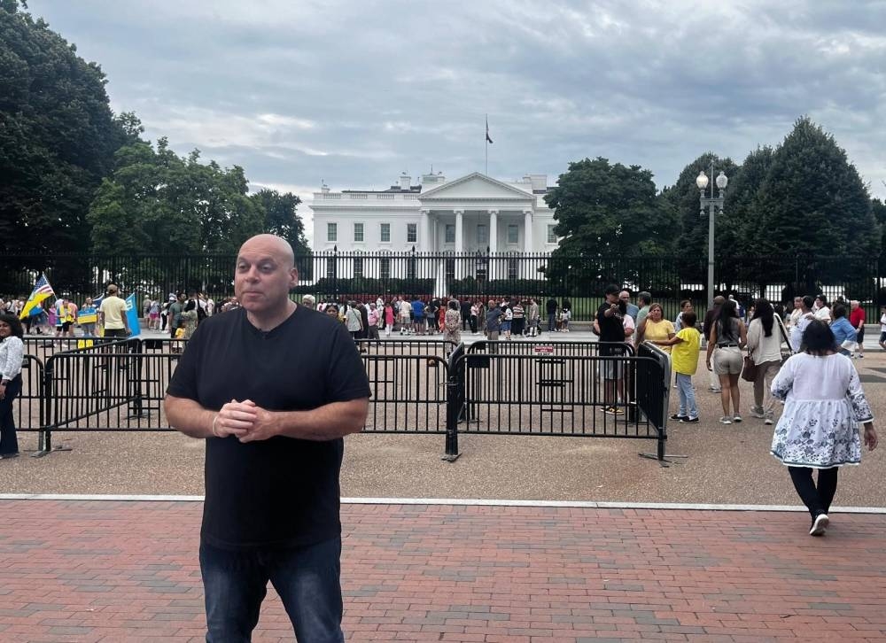 Palestinian-American comedian and academic Amer Zahr