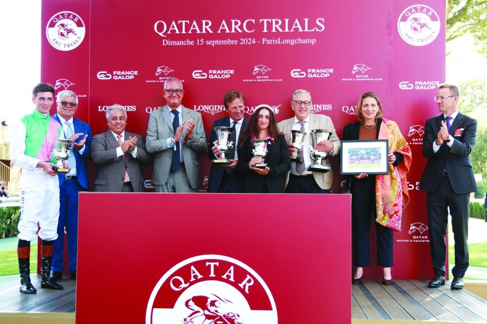 Bluestocking (R. Ryan) wins Qatar Prix Vermeille Gr.1 at ParisLongchamp, 15/09/2024, photo: Zuzanna Lupa