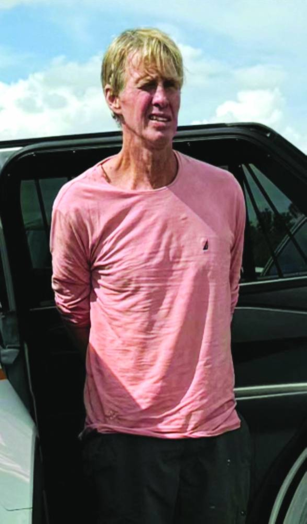 Routh following his arrest in Martin County, Florida on Sunday.