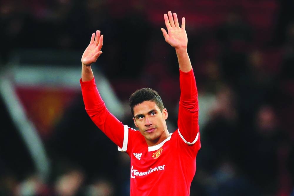 Manchester United's French defender Raphael Varane. (AFP/File Picture)