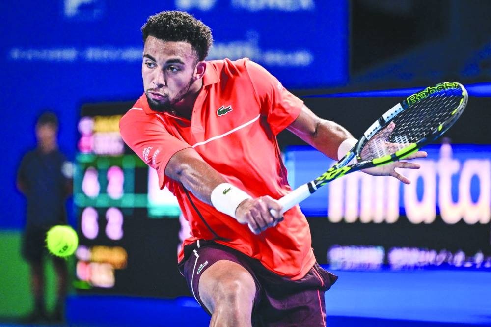France’s Arthur Fils stunned Taylor Fritz of the US at the Japan Open in Tokyo. (AFP)