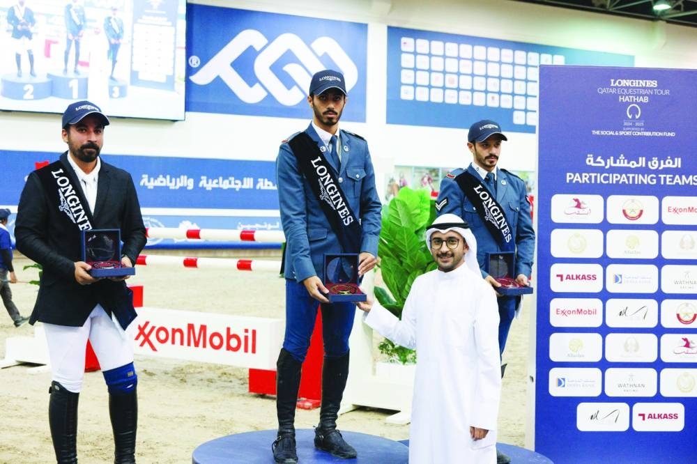
The Open Class winners were awarded by Waleed al-Jassim, Technical Director of the Kuwait Equestrian Federation. 