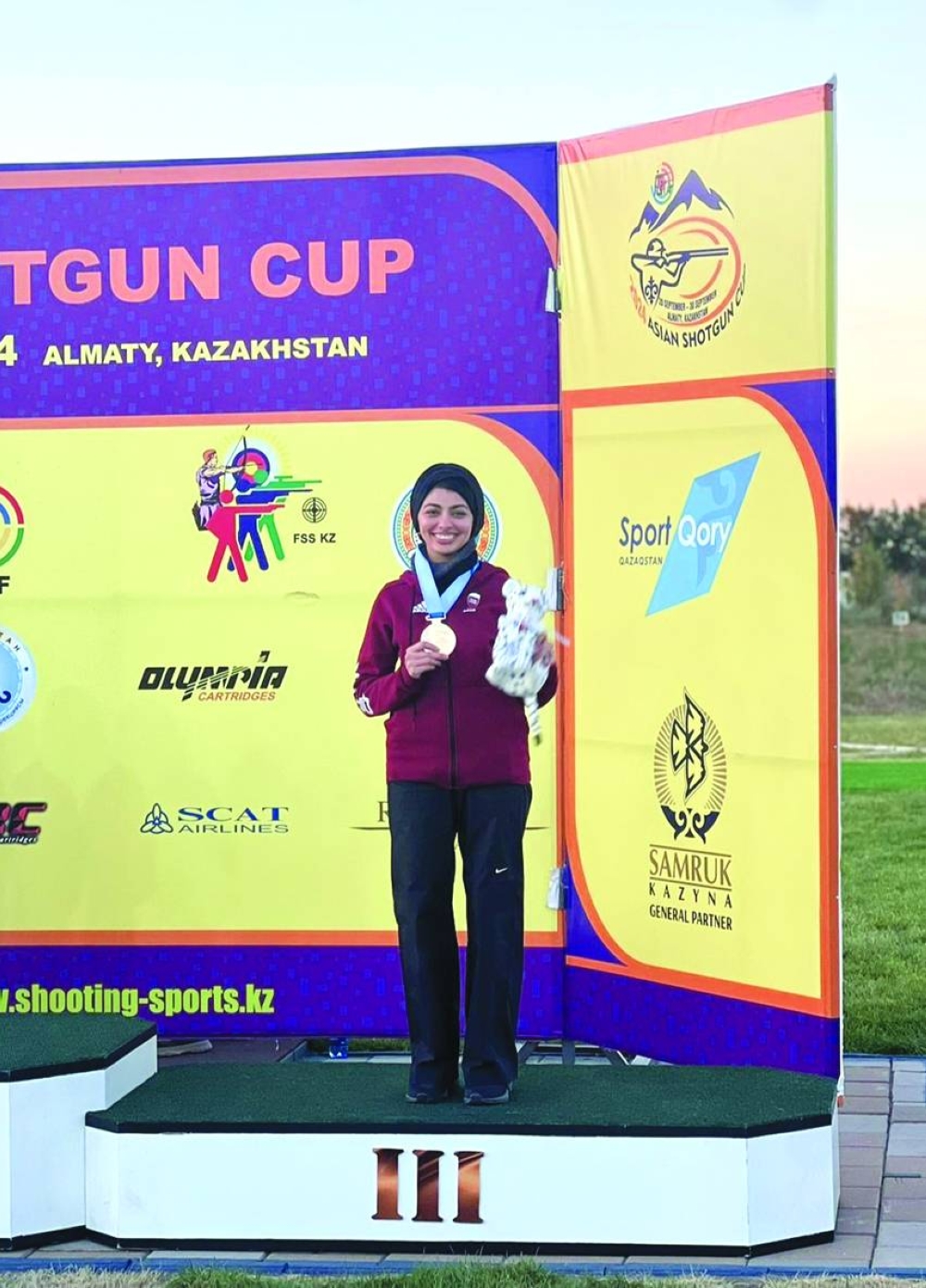 The Qatari shooting team continued to excel at the Asian Shotgun Cup, securing three more medals in Almaty, Kazakhstan. Prominent female shooter Reem Al Sharshani claimed the bronze medal in the individual skeet event, while the men’s team, consisting of Rashid Saleh Al Athba, Nasser Al Attiyah, and A Aziz Al Attiyah, also earned a bronze in the team skeet competition. In the women’s team skeet, the trio of Al Sharshani, Hajar Ghulam Mohammed, and Sarah Ghulam Mohammed clinched another bronze medal, taking Qatar’s total medal tally to six, following their earlier success of one silver and two bronze medals in the trap competition at the championship.
