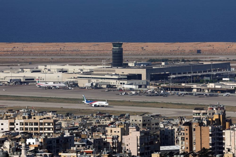 Lebanese Middle East Airlines (MEA) planes on the tarmac of Beirut-Rafic Hariri International Airport, at Hadath, Lebanon on Monday. REUTERS
