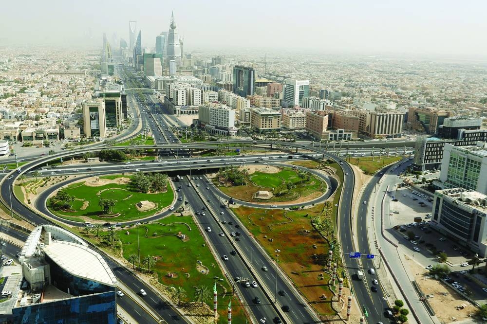 A general view in Riyadh. Saudi Arabia’s inflows of foreign direct investment stagnated in the first half of the year, showing that the kingdom is still struggling to draw in cash to support its vast economic transformation plan.