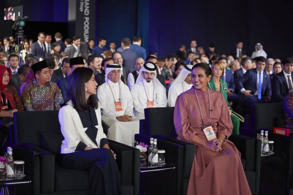HE Sheikha Al Mayassa bint Hamad bin Khalifa al-Thani attending  Fourth World Conference on Creative Economy (WCCE) in Tashkent