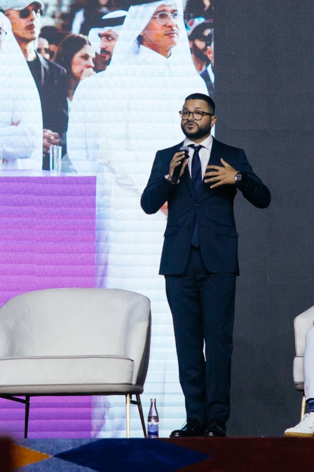 Fahad al-Obaidly, Acting Director of Design Doha, attending the  Fourth World Conference on Creative Economy (WCCE) in Tashkent