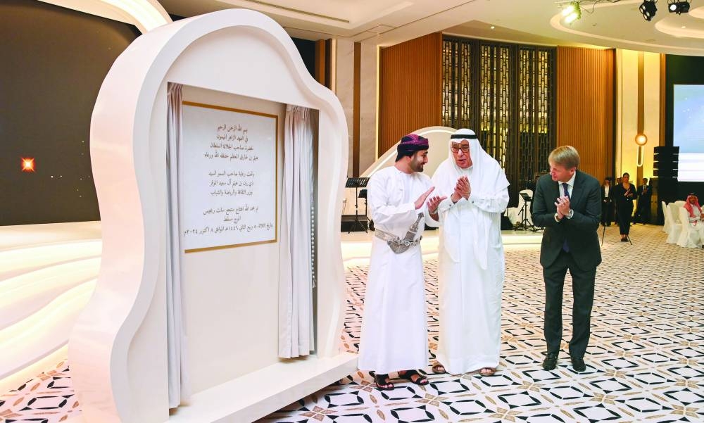 Unveiling of commemorative stone