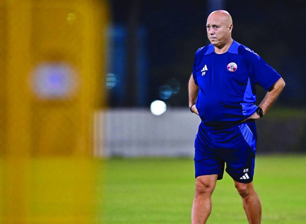 Qatar coach Marquez Lopez. PICTURE: Noushad Thekkayil