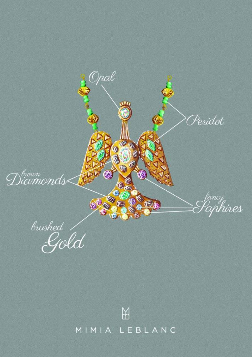 Mimia Le Blanc Piece 3 with details.