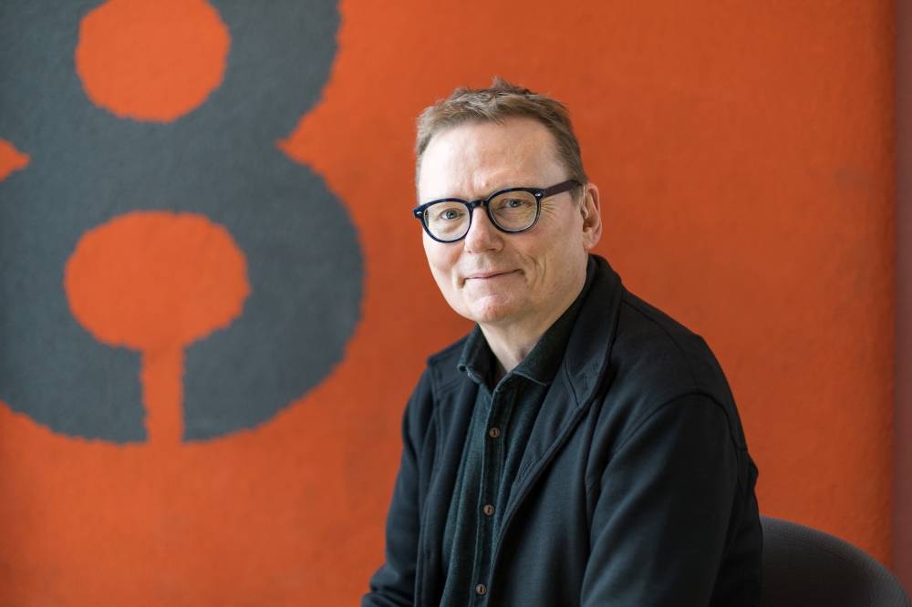 University of Chicago professor James A. Robinson, who won the Nobel Prize for Economics, poses on the University of Chicago campus in Chicago, Illinois, US February 14, 2018. Nancy Wong/University of Chicago/Handout via REUTERS 