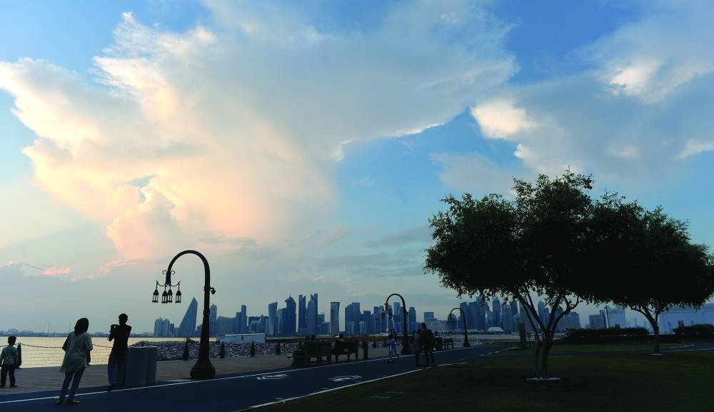  A scene around sunset time on Friday from Old Doha Port. PICTURE: Shaji Kayamkulam