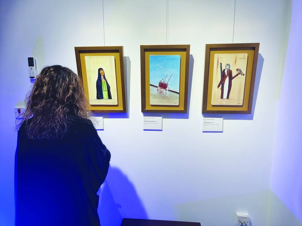 Maria T Costatini al-Bader's pieces highlights  the enduring connection to heritage amidst cultural assimilation. PICTURE: Joey Aguilar