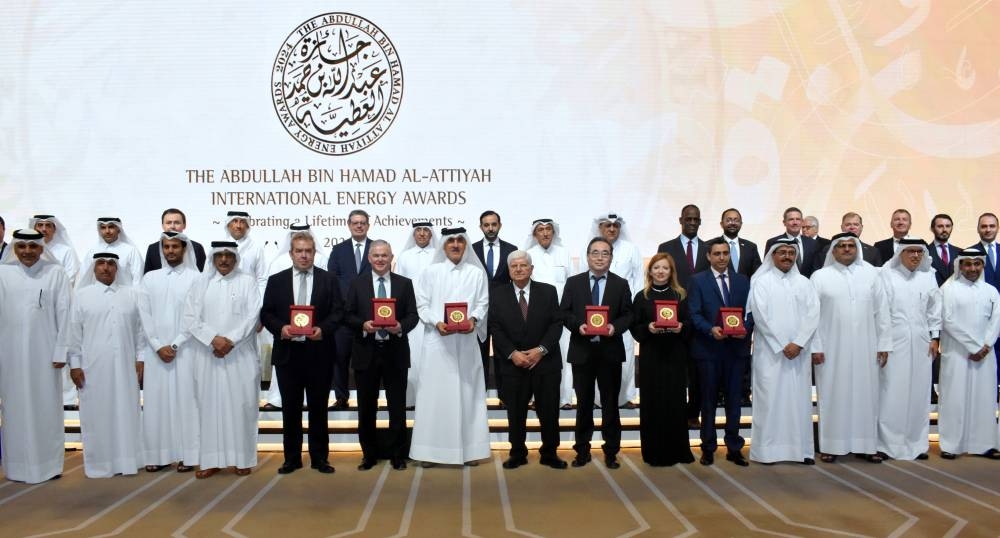 Qatar Petrochemical Company (Qapco) CEO Dr Mohammed Yousef al-Mulla was honoured with the ‘Lifetime Achievement for the Advancement of Qatar’s Energy Industry’ at the 2024 Abdullah Bin Hamad Al-Attiyah International Energy Awards, which was held at the Sheraton Grand Doha Resort & Convention Hotel last night. Over 300 dignitaries attended the prestigious event, where six remarkable individuals were honoured for their illustrious careers and outstanding contributions to the energy industry. PICTURE: Thajudheen