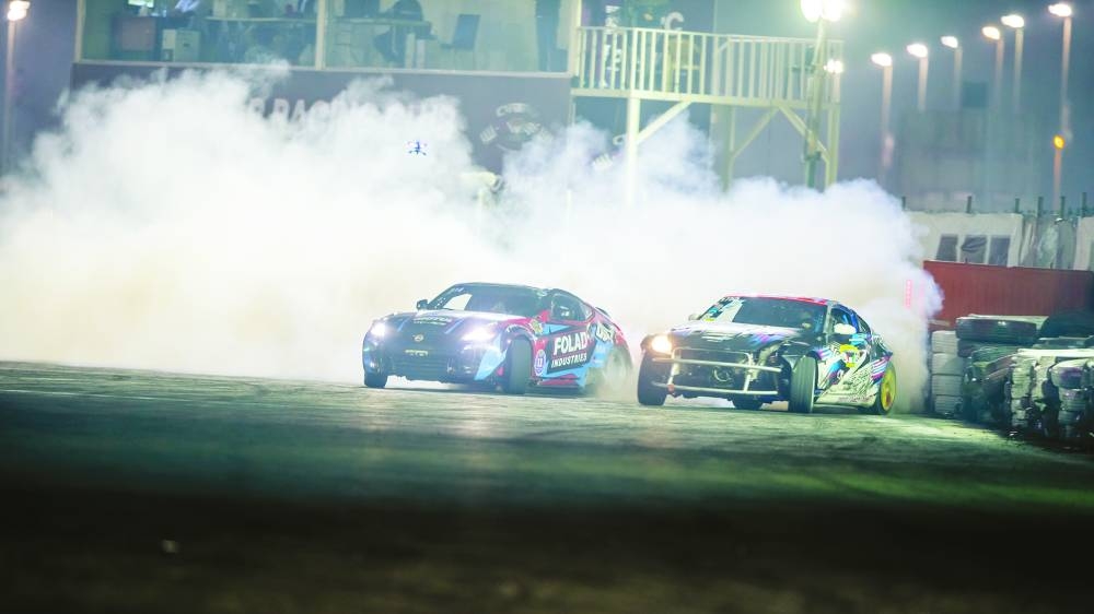 
Action from last year’s Qatar Drift Championship. 