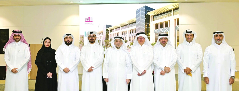 Officials at the celebration.