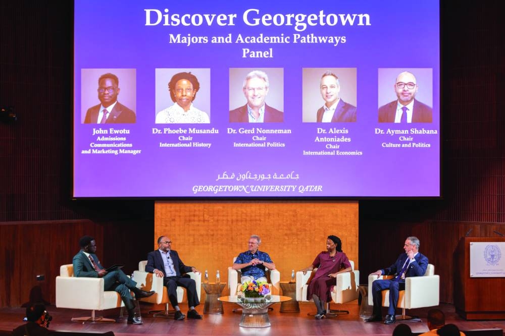 A panel discussion during the Open House.