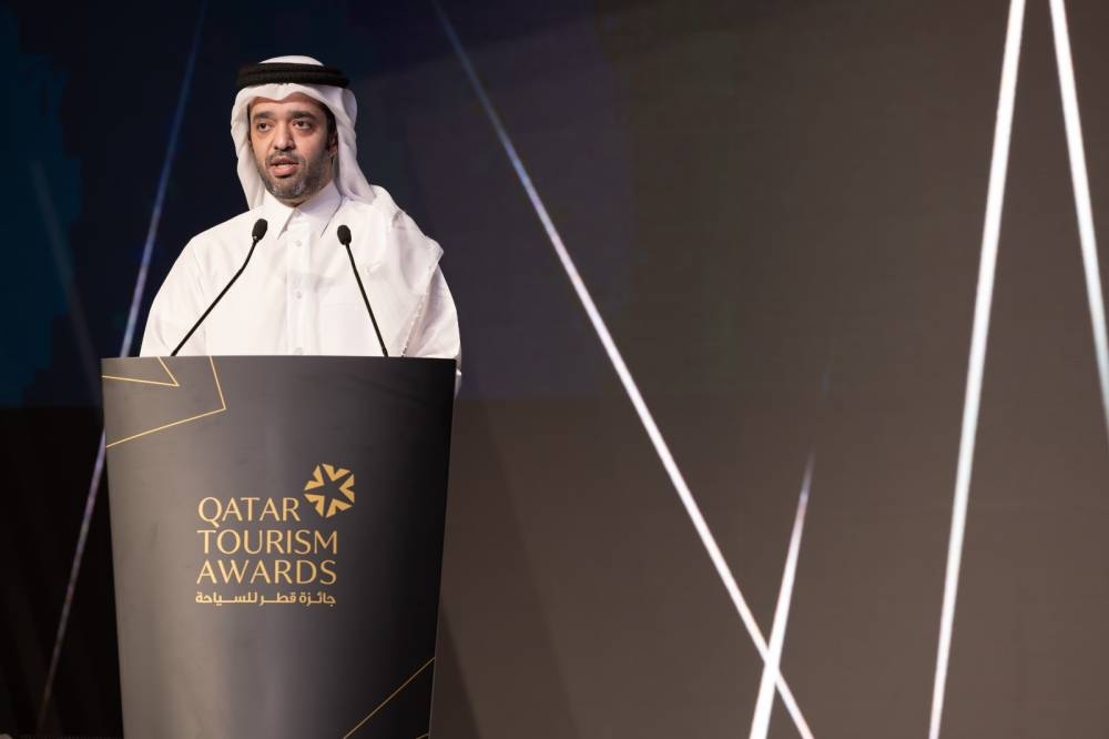 QT and Visit Qatar chairman HE Saad bin Ali al-Kharji addressing the gathering.