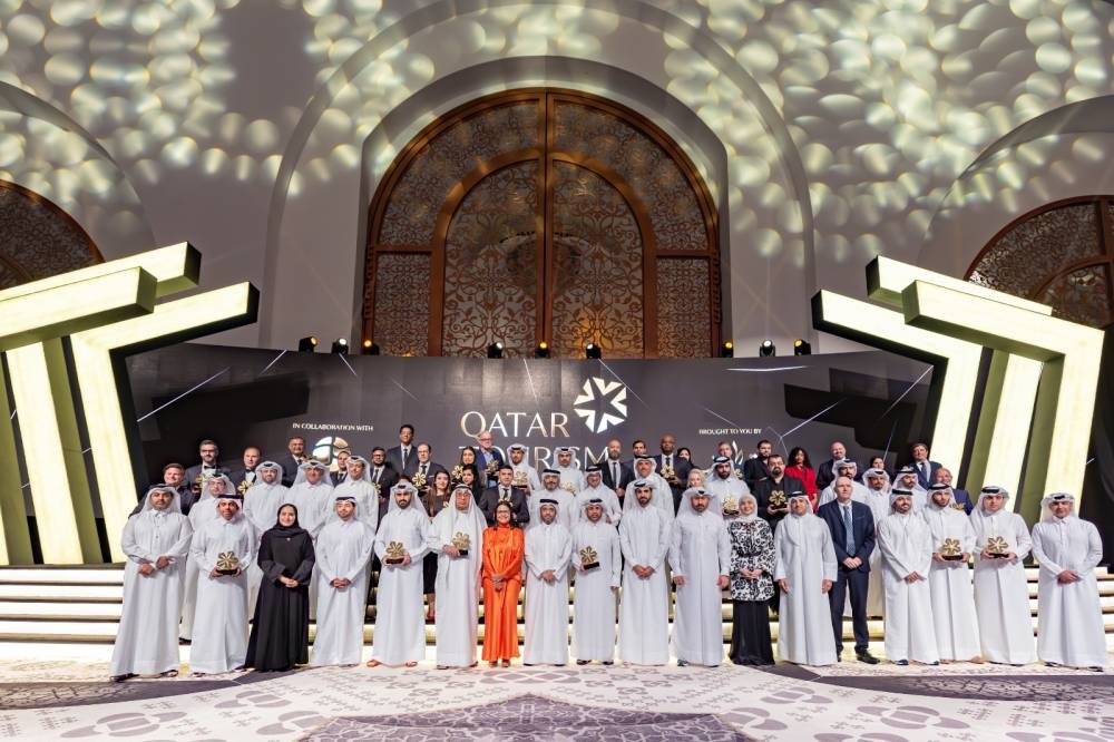 Winners with QT officials and guests