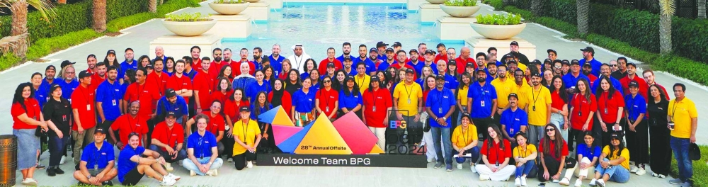 The attendees of BPG's 28th annual offsite event