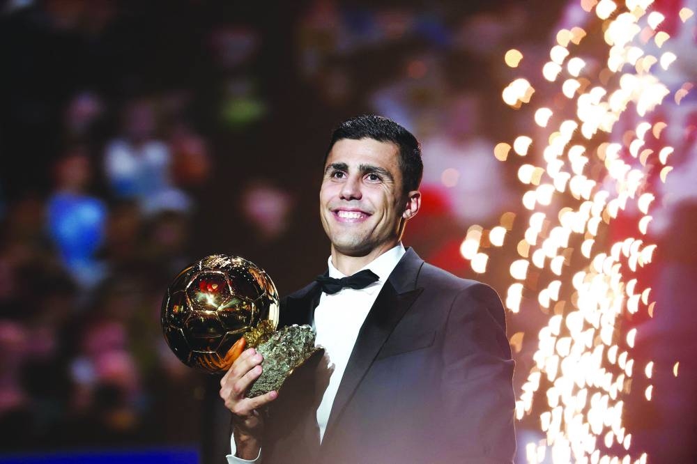 Rodri played a key role as Manchester City held off Arsenal to win the Premier League title last season and was named player of the tournament at Euro 2024 as unfancied Spain triumphed. (AFP)