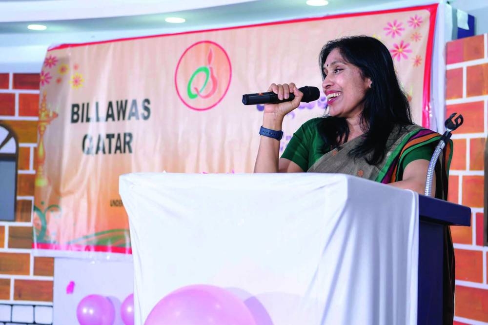 
Bindu Nair addressing the event. 