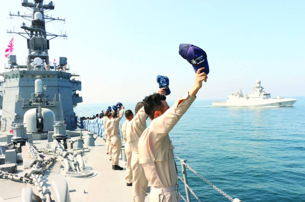 A moment from the training exercise.