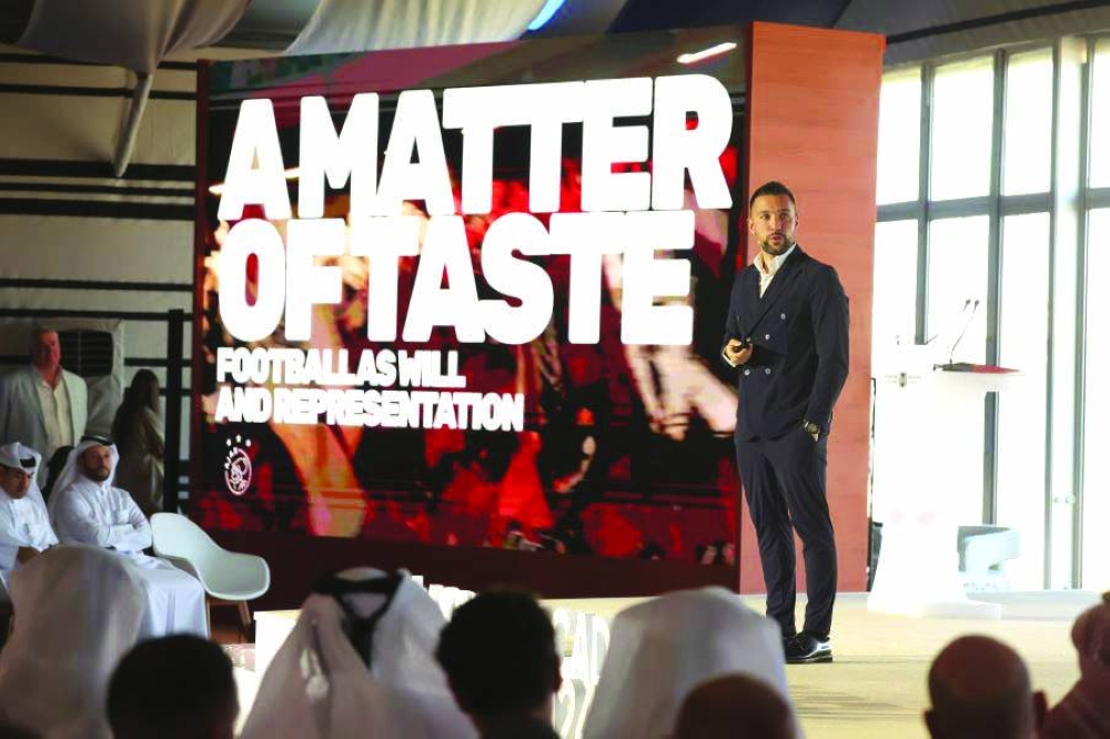 The opening day of the Aspire Academy’s Global Summit featured a Masterclass from Ajax coach and former Aspire coach Francesco Farioli.