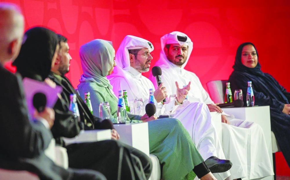 A moment from the alumni panel discussion.