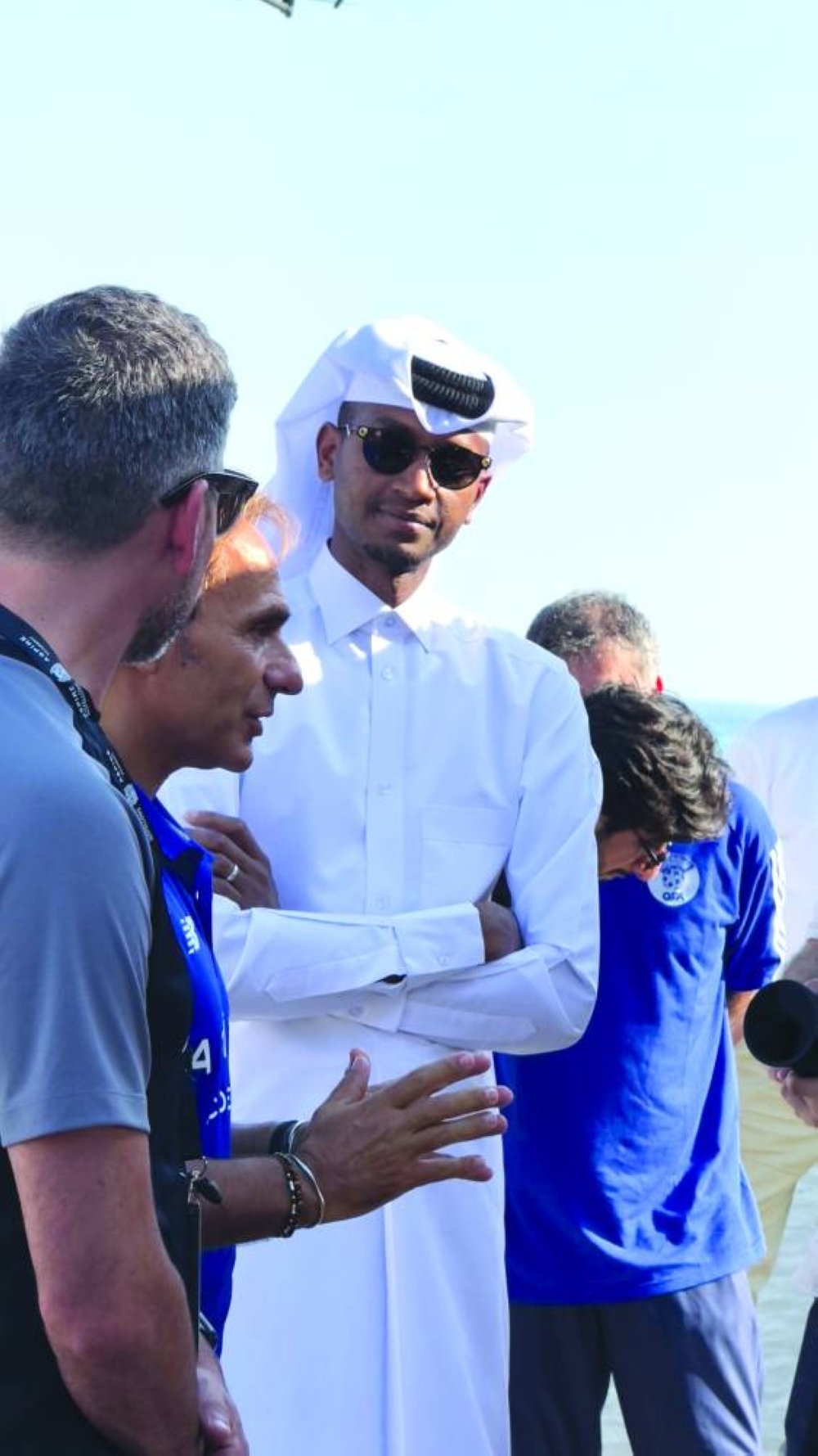 Aspire Academy graduate and four-time Olympic high jump medallist Mutaz Barshim made a guest appearance during the second and final day of the summit.