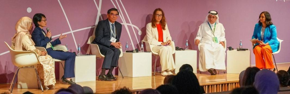 Panellists at a session.