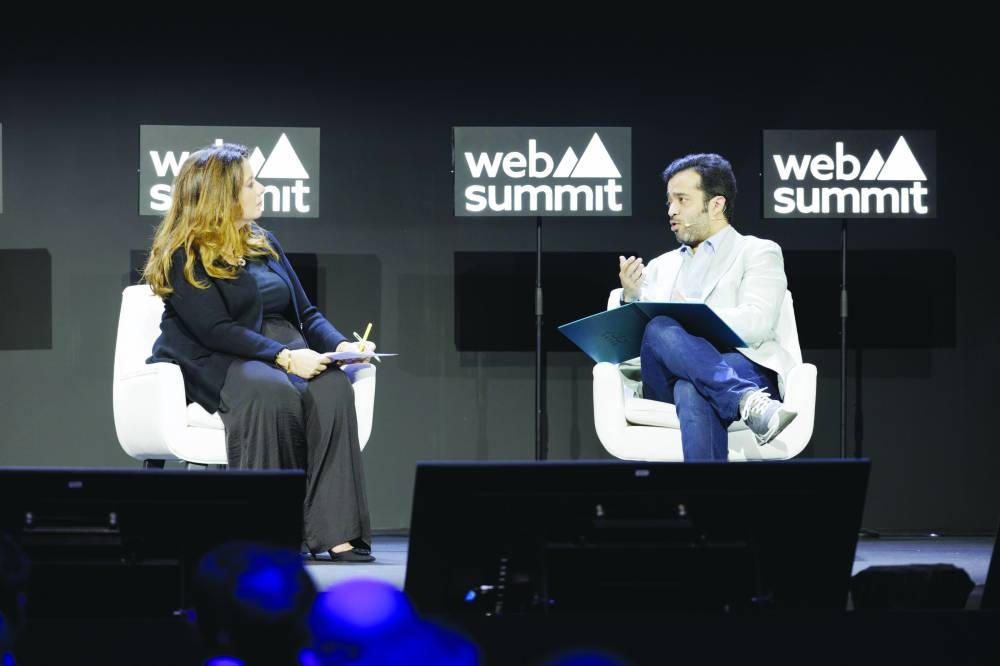 HE Qatar Tourism Chairman Saad bin Ali al-Kharji attending a session at the Web Summit