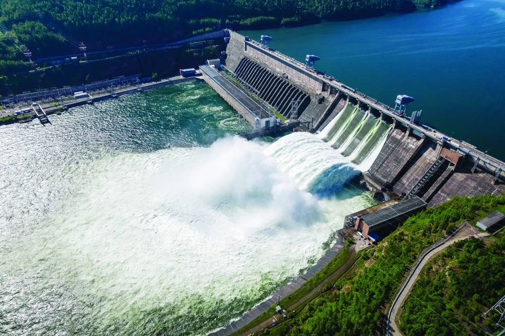 Hydropower accounts for approximately 14% of global power generation and is the largest contributor to renewable energy, representing over 60% of the world’s renewable energy output in 2023 (wind generated 7.8% of global electricity and solar 5.5%), according to Al-Attiyah Foundation.