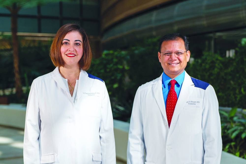 Dr Patricia Abboud and Dr Ikram Haque.