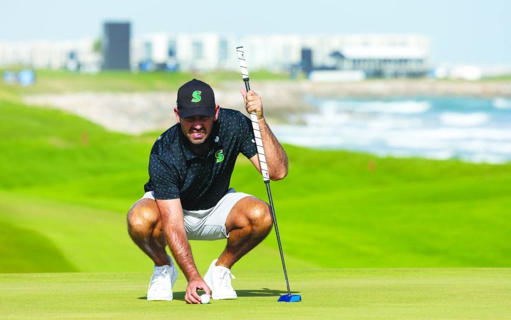 MUSCAT, Oman: Charl Schwartzel pictured during the Pro-am event on Wednesday, February 21, 2024 ahead of The International Series Oman at Al Mouj Golf Club. a US$2 million golf tournament is staged at Al Mouj Golf, Muscat, Oman from February 22-25, 2024. Picture By Ian Walton/Asian Tour.