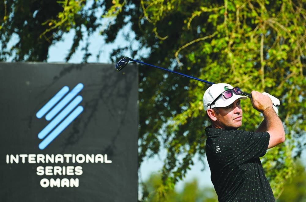 MUSCAT, OMAN: Louis Oosthuizen of South Africa pictured during Round One on Thursday February 22, 2024 during the International Series Oman. The US$2 million tournament is staged at Al Mouj Golf, Muscat, Oman from February 22-25, 2024. Picture by Paul Lakatos/Asian Tour.