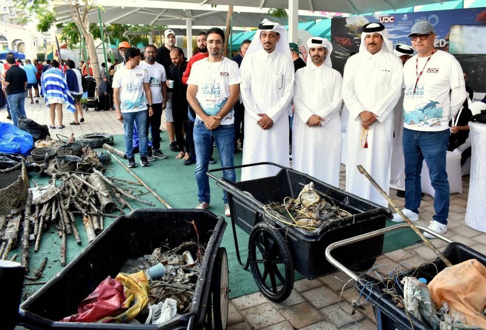 UDC organised the event, in collaboration with private and public institutions like Qatar Red Crescent, Friend of the Environment Centre, Ministry of Environment and Climate Change, Ministry of Interior, Ministry of Sports and Youth, Qatar Civil Defense, and Kidzania Doha. PICTURE: Thajudheen