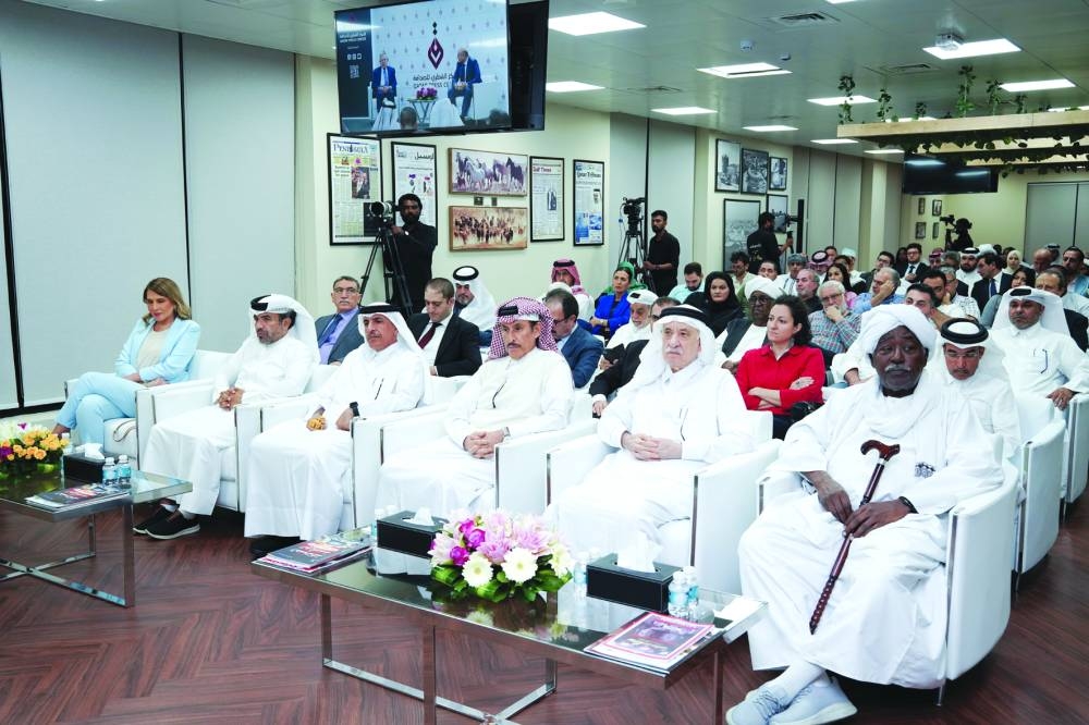 Part of the audience during Fouad Siniora's seminar at QPC