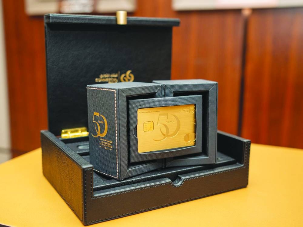 The new card features an exclusive fully engraved gold design and reinforces 'strong partnership' between Mastercard and Commercial Bank